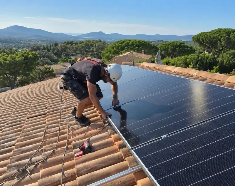 Installateur panneaux solaires Le Douhet — pose photovoltaïque sur toiture