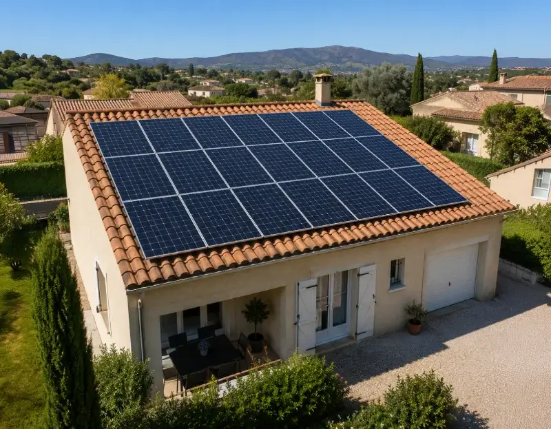 Prime à l'autoconsommation panneaux solaires Le Douhet — aide financière de l'État